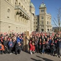 Einreichung E-ID-Referendum: Gruppenbild