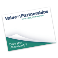 Printed sticky note that doubles as a reminder for claims representatives