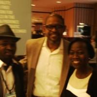 Jean-Marc Mercy, Forrest Whitaker and Patricia Nzolantima