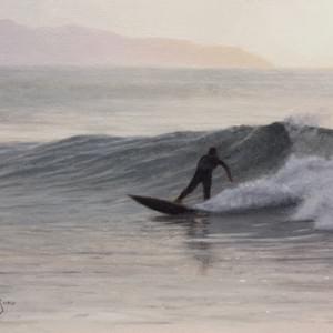 "Morning Surf" 9x12, Oil, $975