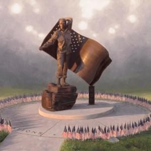 "Pasadena's Enduring Heroes Soldier" 24x30, Oil,  SOLD