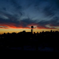 Manhattan sunset from Greenpoint, Brooklyn Manhattan sunset from Greenpoint, Brooklyn