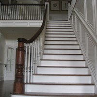Complete prep & paint in this grand entrence, using Benjamin Moore paints.