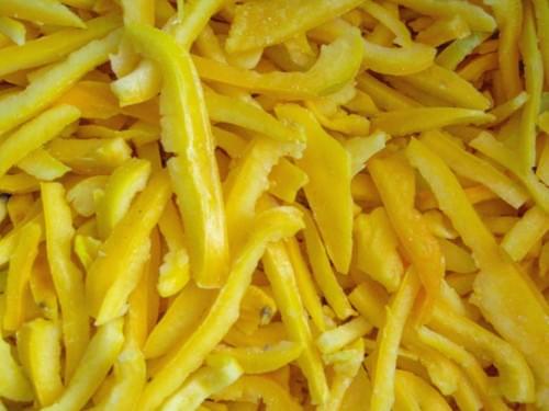 IQF Frozen Yellow Pepper Strips Supplier China