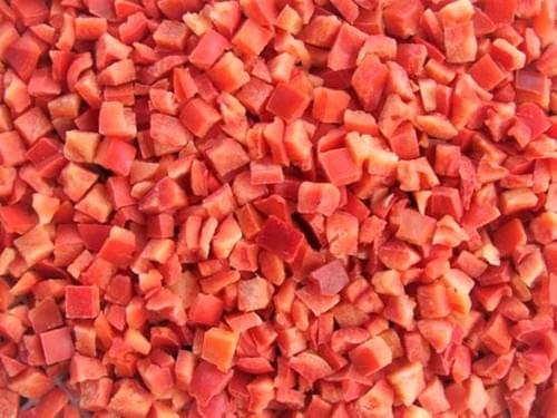 IQF Frozen Red Pepper Dices Supplier China