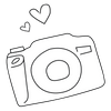 Dessin d'appareil phot