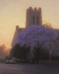 "Sunset on Del Mar"  20x16, Oil on Linen