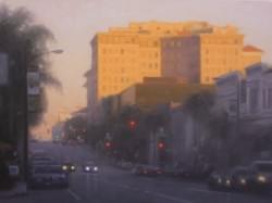 "Pasadena Golden Light"  12x16, Oil