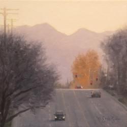 "Hazy Morning Light"  8x8, Oil