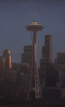 "The Needle by Nightfall"  24x15, Oil, $1800