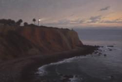 "Pt. Vicente - Gateway to LA"  24x36, Oil