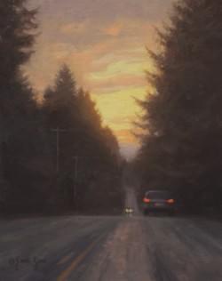 "The Road Forward"  10x8, Oil