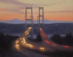 "Gateway to the Olympics"  11x14, Oil