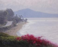"Above Butterfly Beach"  8x10, Oil, $975