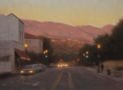 "Santa Barbara Evening Light"  12x16, Oil, $1650
