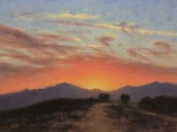 "The High Path"  9x12, Oil