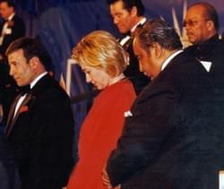 Hillary Clinton, Wayne Newton, Charlie Rangel and Quincy Jones