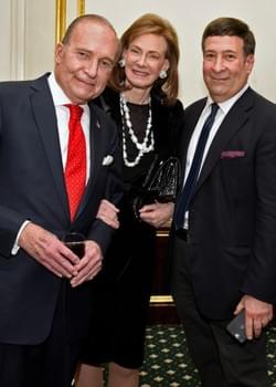 CNBC's Larry Kudlow,  Journalist Lally Weymouth, Mark Simone