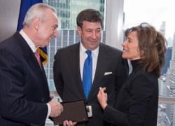 Police Commissioner Bill Bratton and TV Journalist Rikki Kleiman