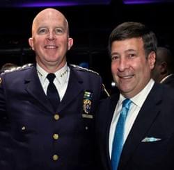 Mark and Police Commissioner James O'Neill
