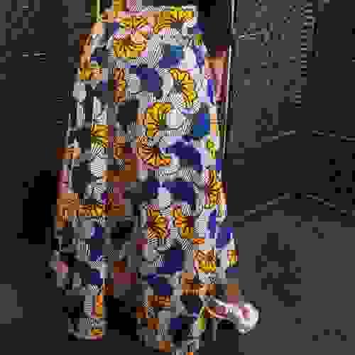 High-Lo skirt Yellow