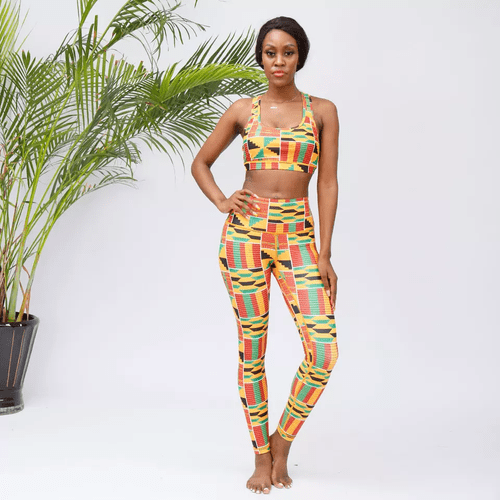Kente Workout Set