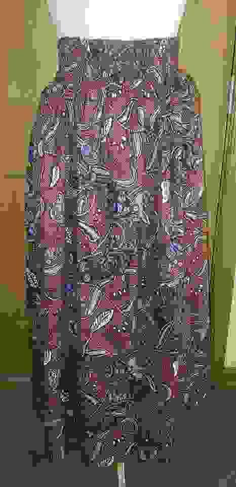 Kingdom Keys Ankara Skirt Maxi