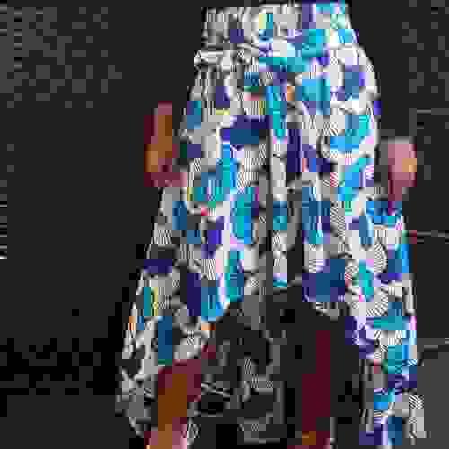 High-Lo skirt Turquoise