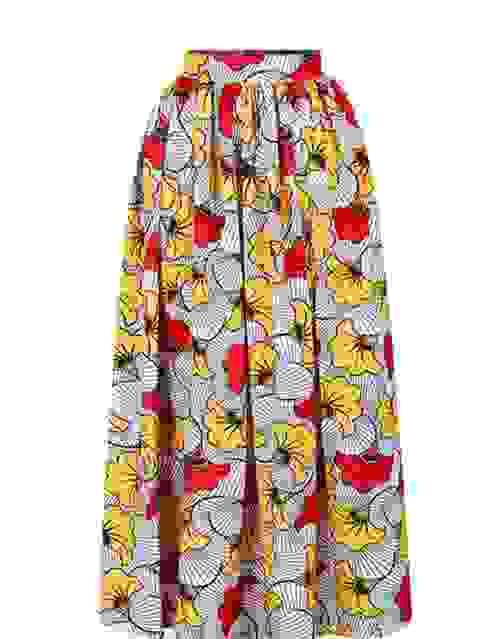 Hibiscus Skirt (Yellow an d Red)