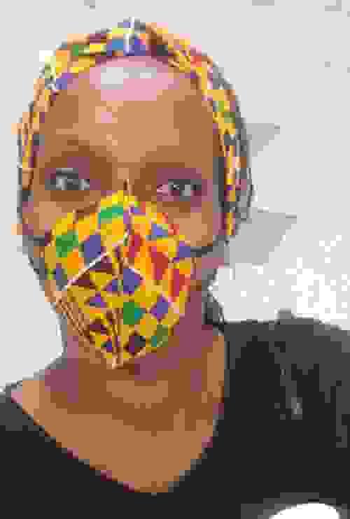 Kente Print Facemask