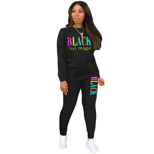 Black Girl Magic Long Sleeve  T Shirt