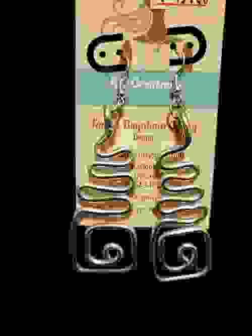Aluminum earrings