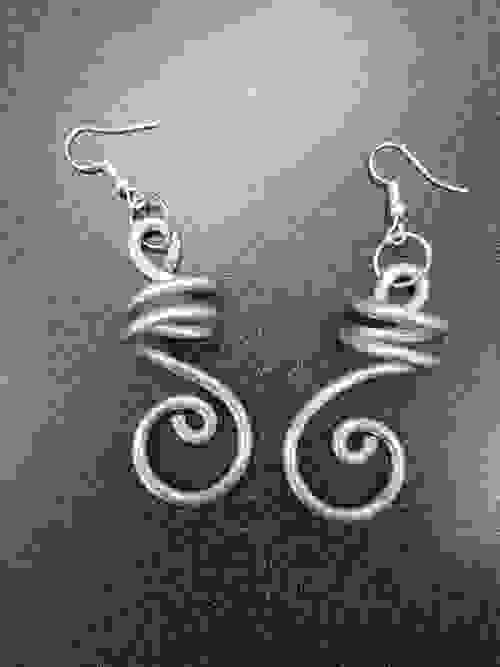 Swirl Coil Earrings