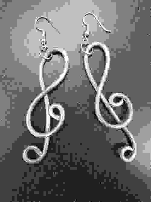 Treble Clef Earrings