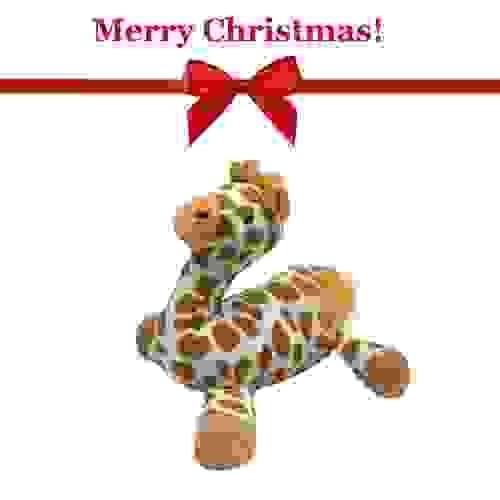Pro Goleem Dog Toys for Boredom Giraffe Christmas Toys for Puppy 
