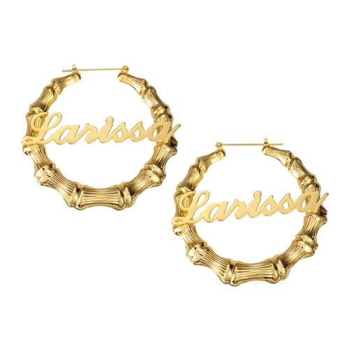 Acrylic Bamboo Earrings 