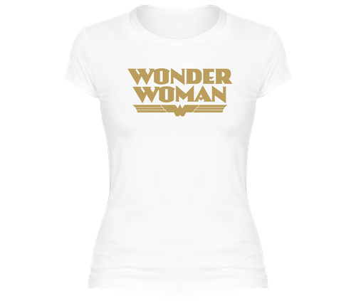 Wonder Woman (Gold) womens t-shirt.