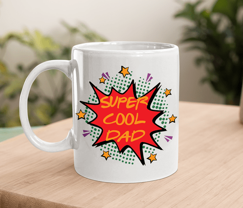 SuperCool dad (red) 11oz coffee mug