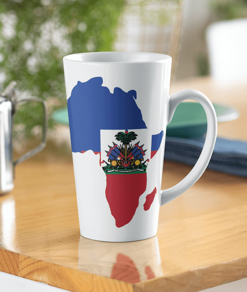 Africa Haiti 17oz latte mug