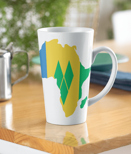 Africa St Vincent 17oz latte mug
