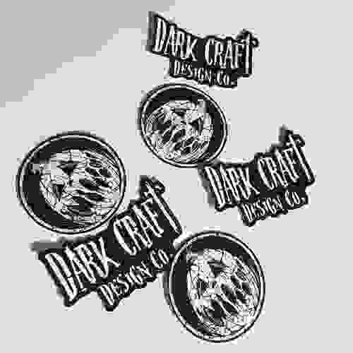 DarkCraft DesignCo Logo stickers