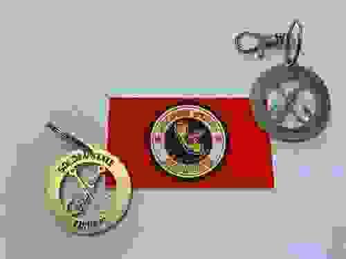Round GSF Keychain