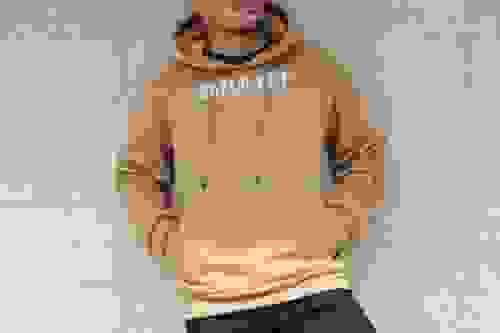 Solid Draw String Hoodie