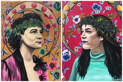 Set of 2 Weed Queens Ilana Glazer and Abbi Jacobsen Art Prints and Posters