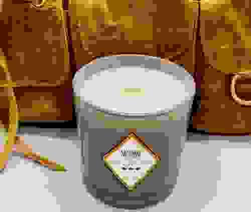 "Worn Leather Jacket" Unisex Candle