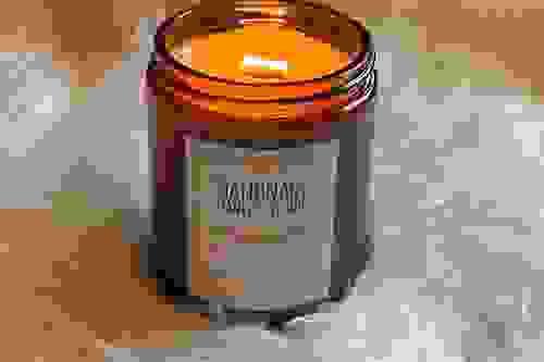 Amber Apothecary Jar