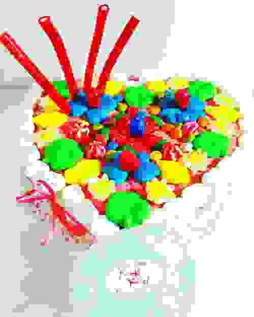 Pastel corazón 