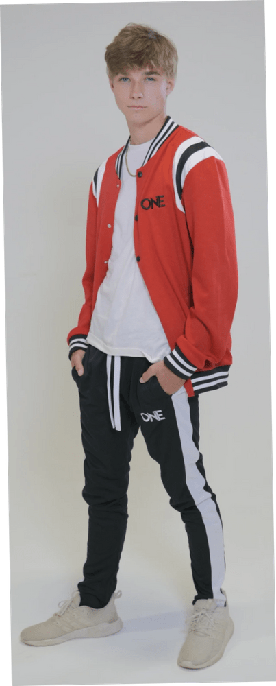 Red and Black Sports Jacket