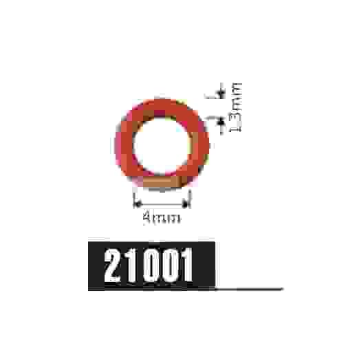 4*1.3mm fuel injector seals viton o ring for Mazda Engine replacement parts
