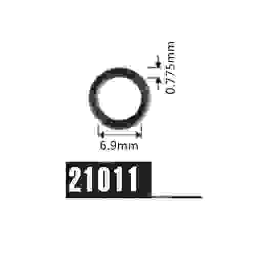 6.9*0.775mm fuel injector seals viton o ring for Mazda Engine replacement parts